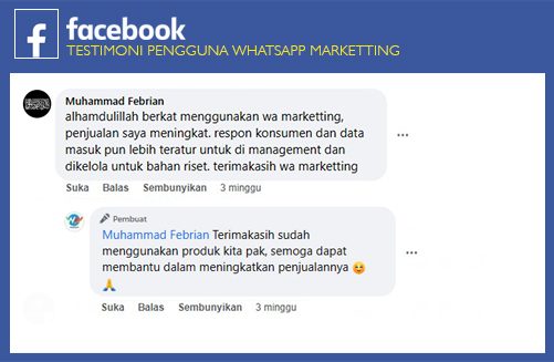 Testimoni Whatsapp marketting 10