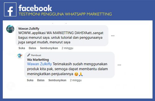 Testimoni Whatsapp marketting 8